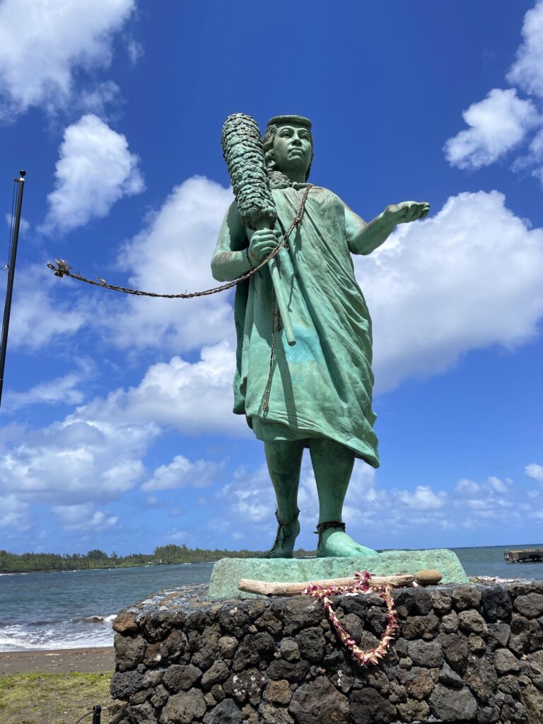 Queen Ka'ahumanu Statue in Hana, Hawaii.