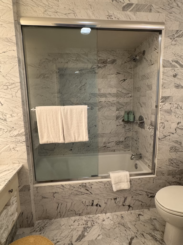 Marble bathroom at Viceroy Santa Monica